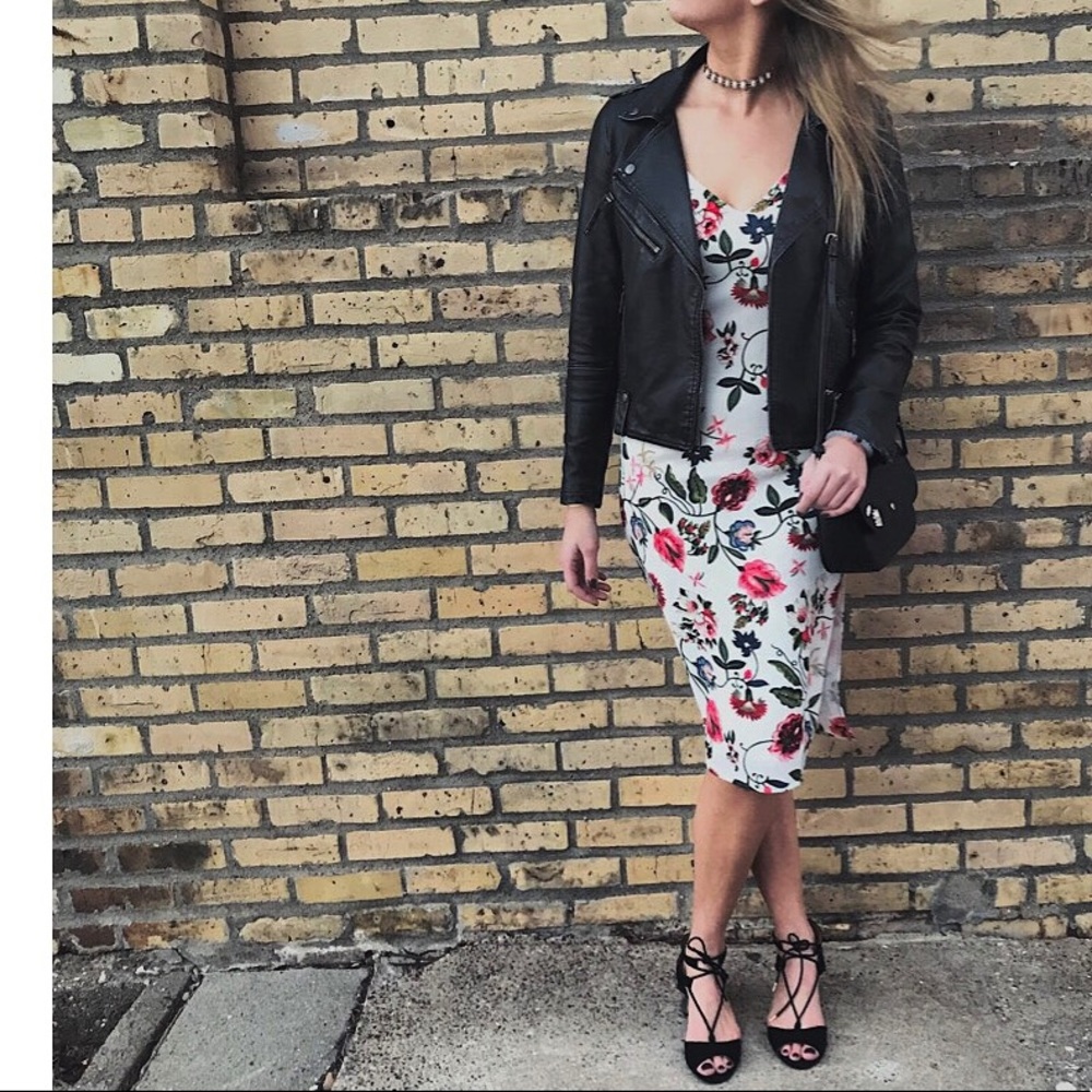 Floral midi dress